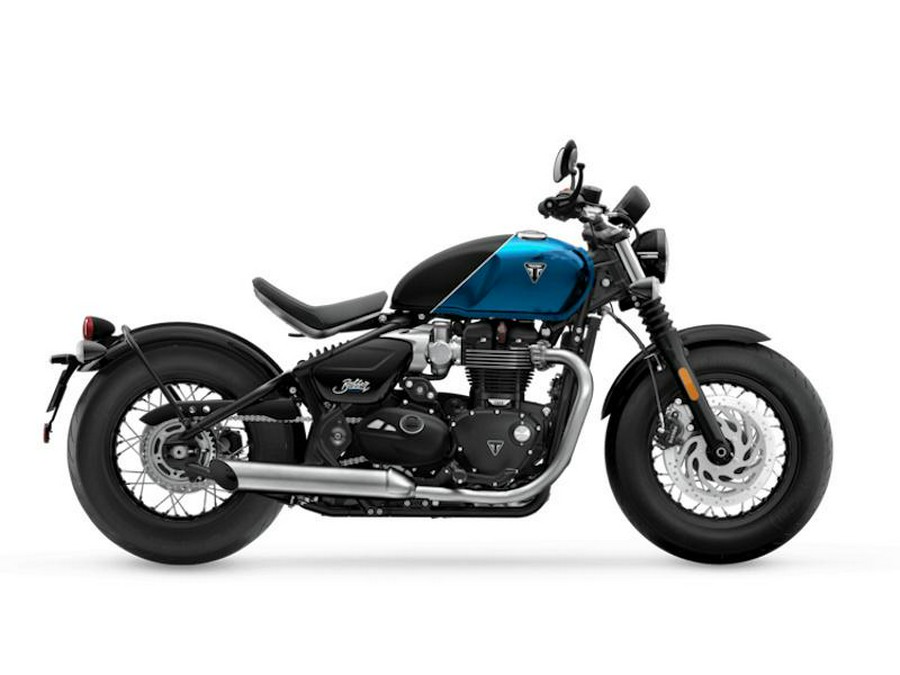 2026 Triumph Bonneville Bobber Interstellar Blue