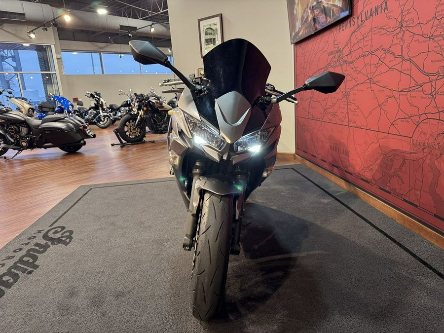 2021 Kawasaki Ninja® 650 ABS Metallic Graphite Gray/Metallic Spark Black