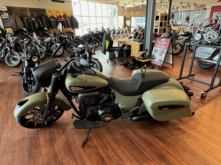 2025 Indian Motorcycle® Springfield ® Dark Horse® Moss Green Smoke