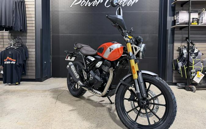 2026 Triumph Scrambler 400 X Baja Orange/Aluminium