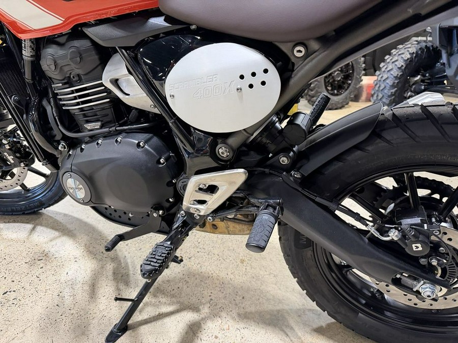 2026 Triumph Scrambler 400 X Baja Orange/Aluminium