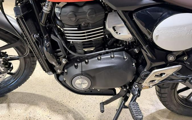 2026 Triumph Scrambler 400 X Baja Orange/Aluminium