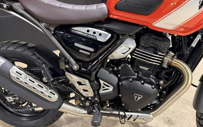 2026 Triumph Scrambler 400 X Baja Orange/Aluminium