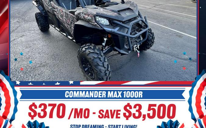 2024 Can-Am® Commander MAX XT 1000R Wildland Camo