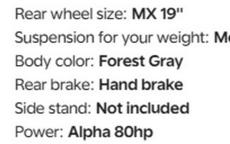 2024 Stark VARG Alpha MX 19"_80HP