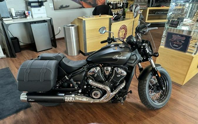 2025 Indian Motorcycle® Super Scout® Black Smoke with Graphics