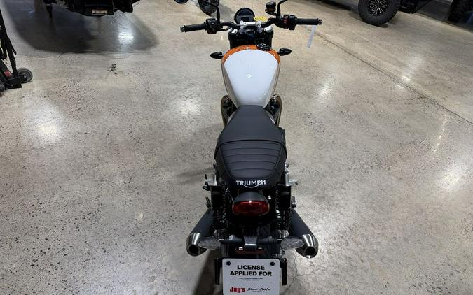 2026 Triumph Speed Twin 900 Pure White/Maui Blue/Tangerine Orange