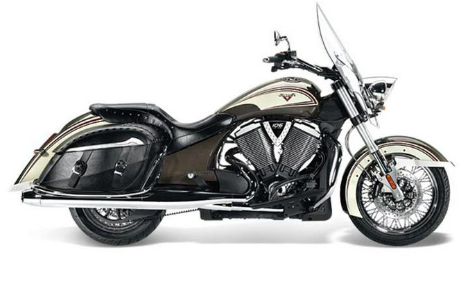2014 Victory Motorcycles Cross Roads Classic Two-Tone Bronze Mist Khaki