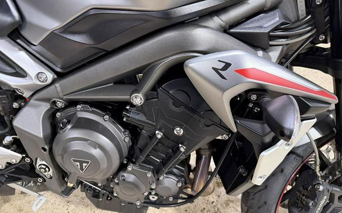 2022 Triumph Street Triple R Matte Silver Ice