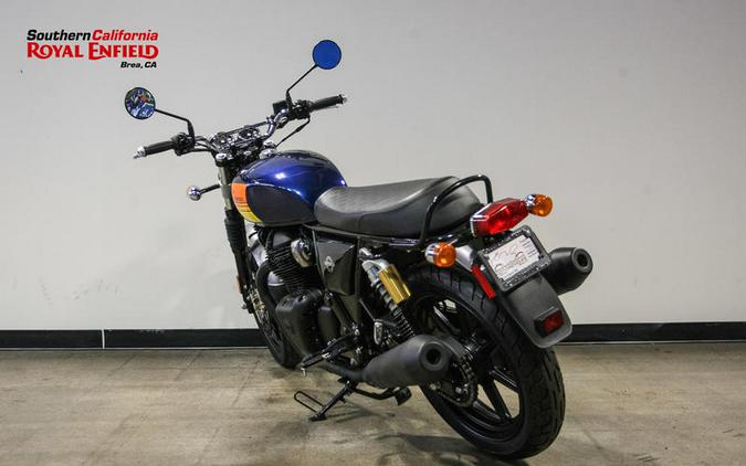 2024 Royal Enfield INT650 Barcelona Blue