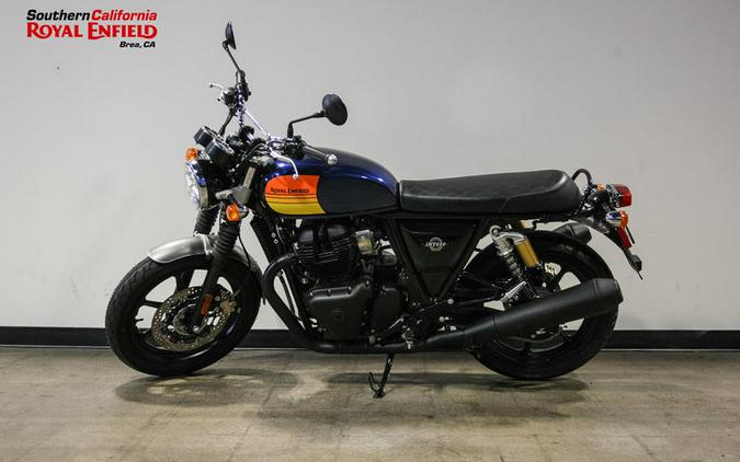 2024 Royal Enfield INT650 Barcelona Blue