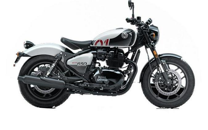 2025 Royal Enfield Shotgun 650 Stencil White
