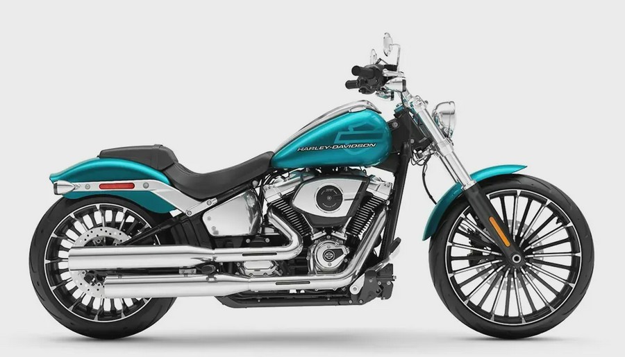 2026 Harley-Davidson® Breakout® Teal Thunder Chrome Trim