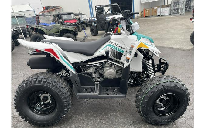 2024 Polaris Industries OUTLAW 110 EFI - WHITE / GREEN