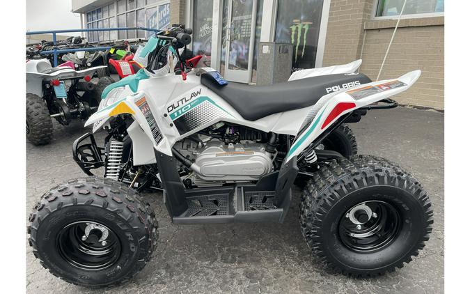 2024 Polaris Industries OUTLAW 110 EFI - WHITE / GREEN