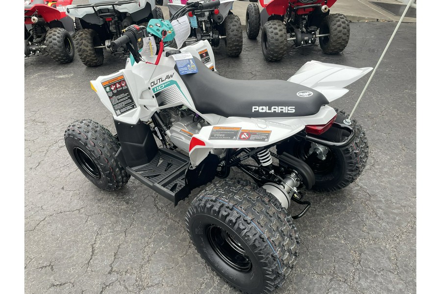 2024 Polaris Industries OUTLAW 110 EFI - WHITE / GREEN