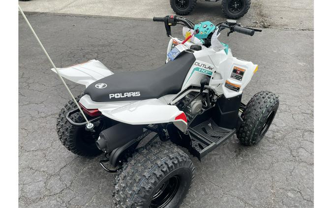 2024 Polaris Industries OUTLAW 110 EFI - WHITE / GREEN