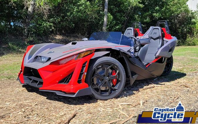2026 Polaris Slingshot® R AutoDrive Radiant Gray with Indy Red Pearl