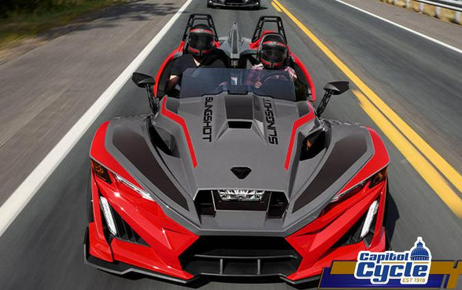 2026 Polaris Slingshot® R AutoDrive Radiant Gray with Indy Red Pearl