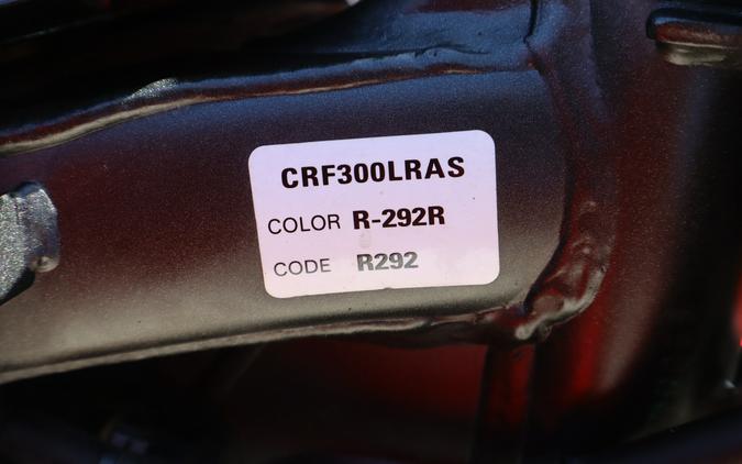 2025 Honda CRF300L Rally ABS