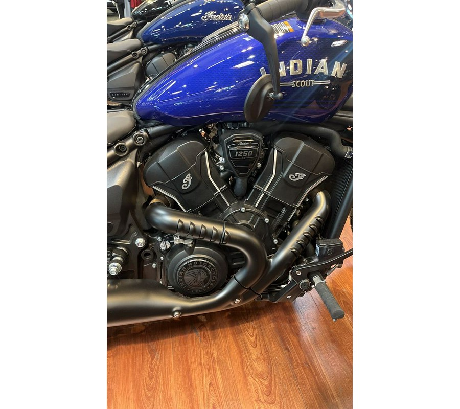 2025 Indian Motorcycle® Scout® Bobber Limited +Tech Spirit Blue Metallic