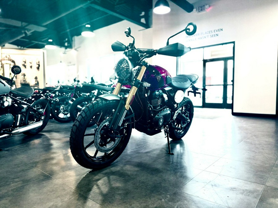 2025 Triumph Scrambler 400 X