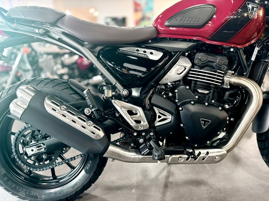 2025 Triumph Scrambler 400 X