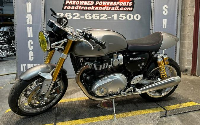 2018 Triumph Thruxton 1200 R Silver Ice