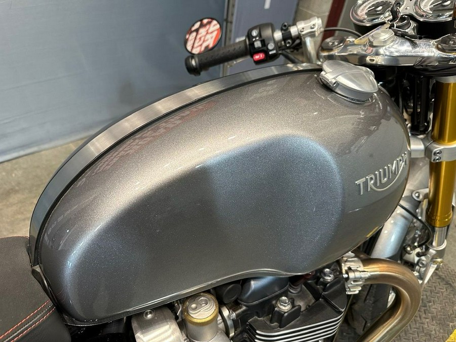 2018 Triumph Thruxton 1200 R Silver Ice