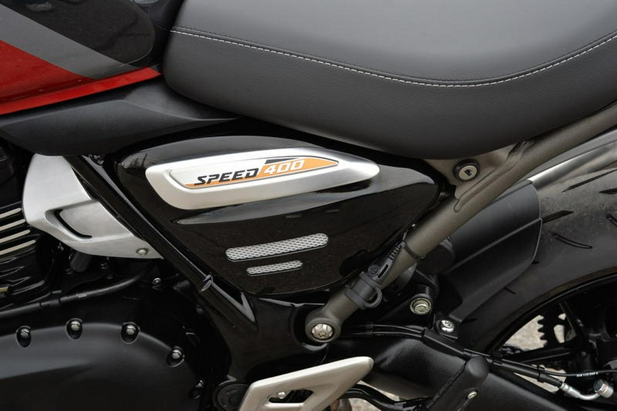 2025 Triumph Speed 400 Carnival Red / Storm Grey