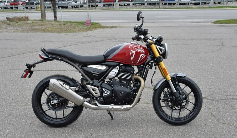 2025 Triumph Speed 400 Carnival Red / Storm Grey