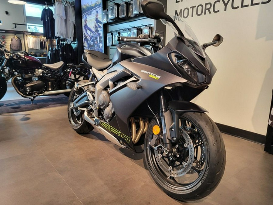 2025 Triumph Daytona 660 Satin Granite/Satin Black 660