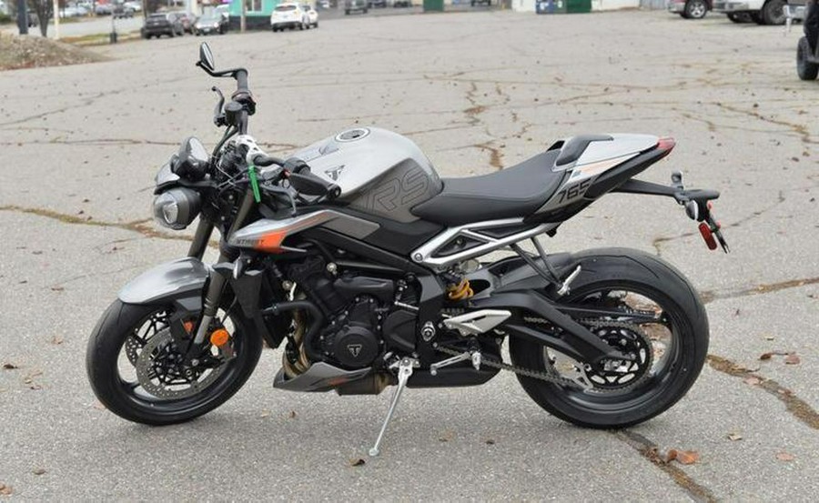 2025 Triumph Street Triple 765 RS Silver Ice