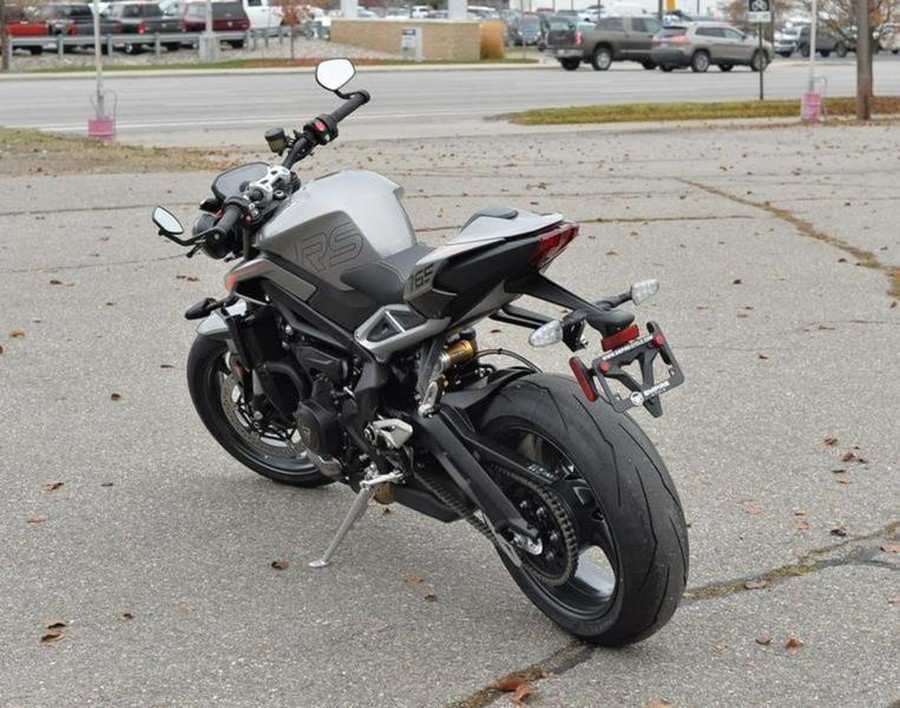 2025 Triumph Street Triple 765 RS Silver Ice