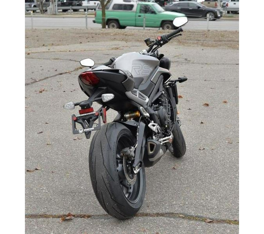 2025 Triumph Street Triple 765 RS Silver Ice