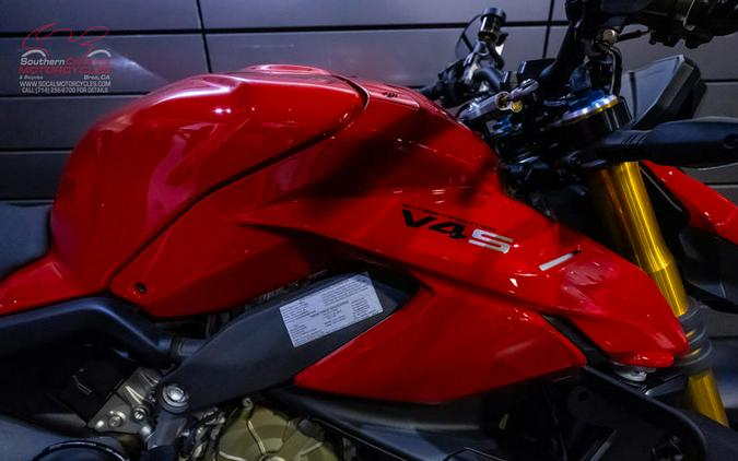 2023 Ducati Streetfighter V4 S Ducati Red