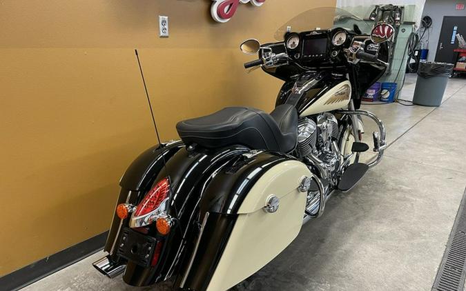 2019 Indian Chieftain Classic Thunder Black Ivory Cream