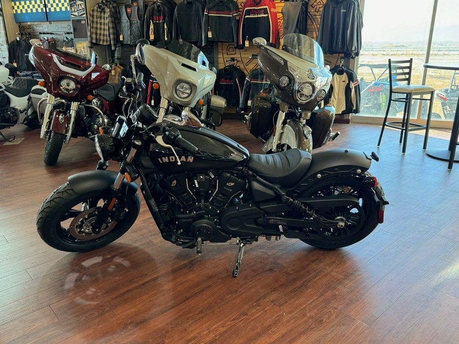 2025 Indian Motorcycle® Scout® Sixty Bobber Black Metallic