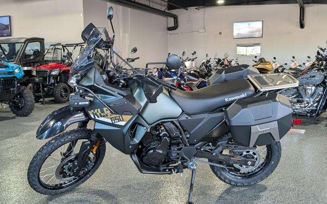 2026 Kawasaki KLR 650 Adventure ABS Metallic Matte Dark Green