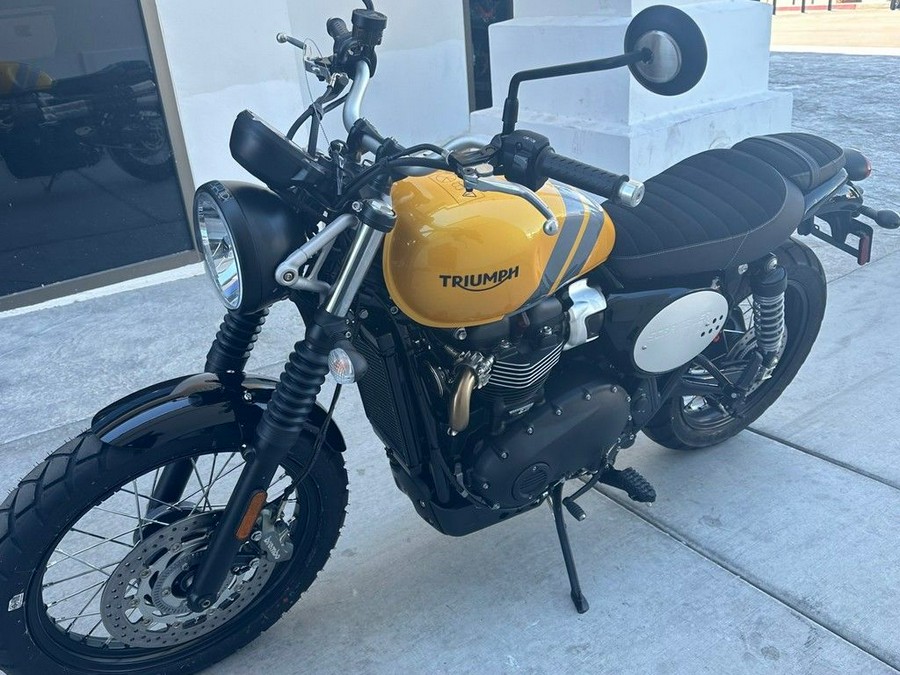 2024 Triumph Scrambler 900 Cosmic Yellow/Graphite