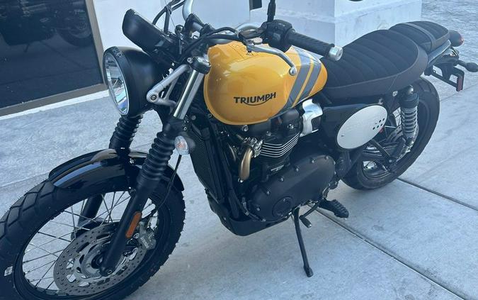 2024 Triumph Scrambler 900 Cosmic Yellow/Graphite