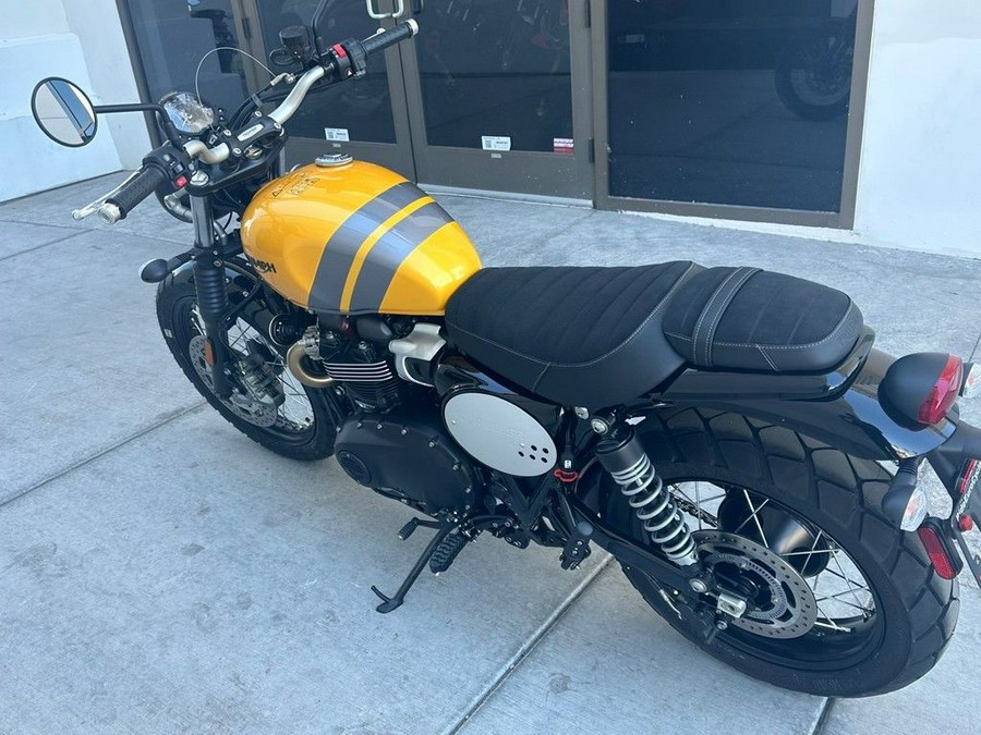 2024 Triumph Scrambler 900 Cosmic Yellow/Graphite