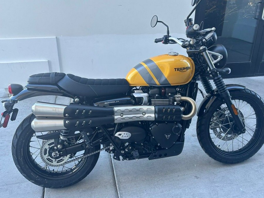 2024 Triumph Scrambler 900 Cosmic Yellow/Graphite