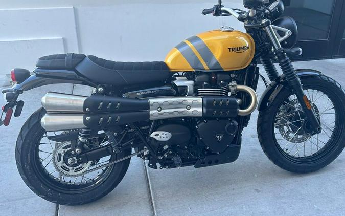 2024 Triumph Scrambler 900 Cosmic Yellow/Graphite