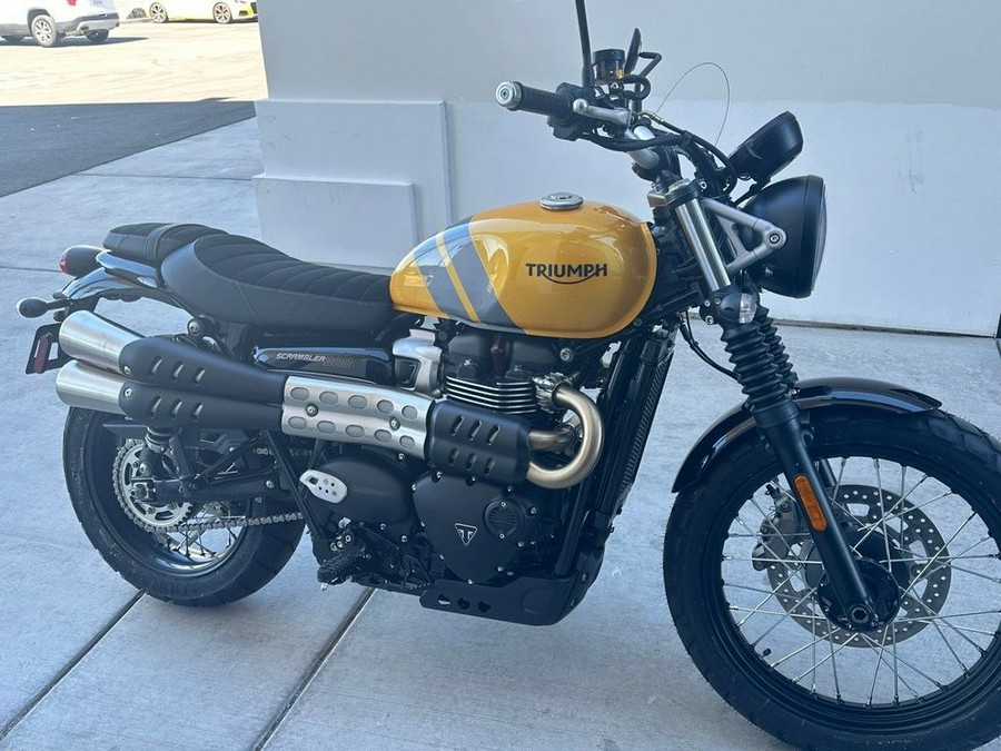 2024 Triumph Scrambler 900 Cosmic Yellow/Graphite