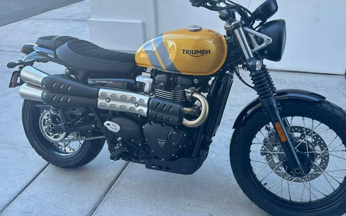 2024 Triumph Scrambler 900 Cosmic Yellow/Graphite