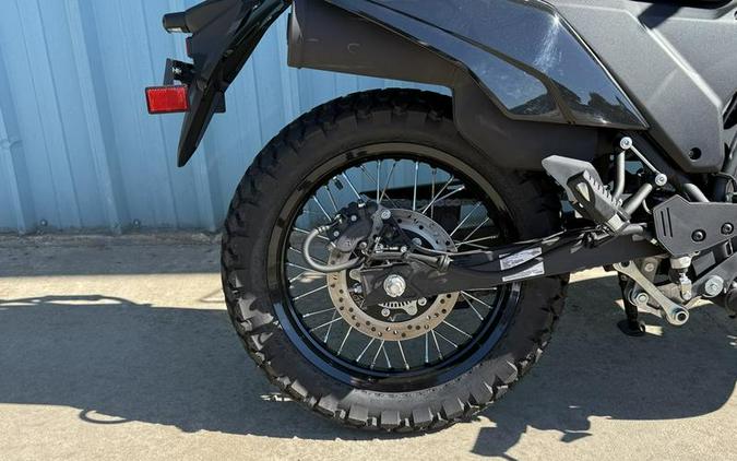 2025 Kawasaki KLR®650 S Pearl Crystal White/Metallic Carbon Gray