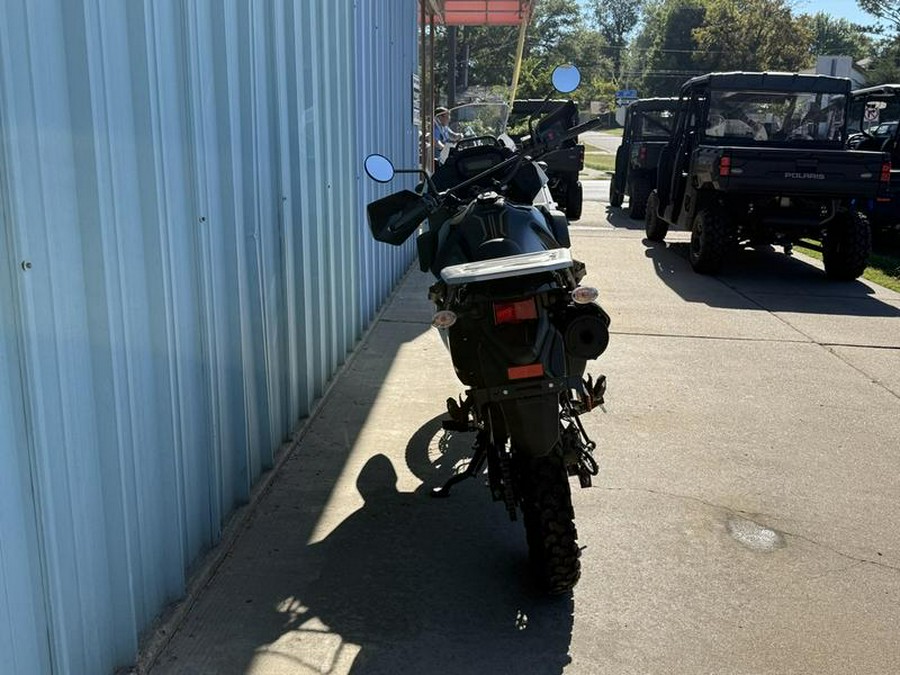 2025 Kawasaki KLR®650 S Pearl Crystal White/Metallic Carbon Gray