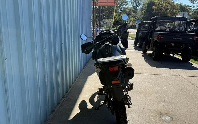 2025 Kawasaki KLR®650 S Pearl Crystal White/Metallic Carbon Gray