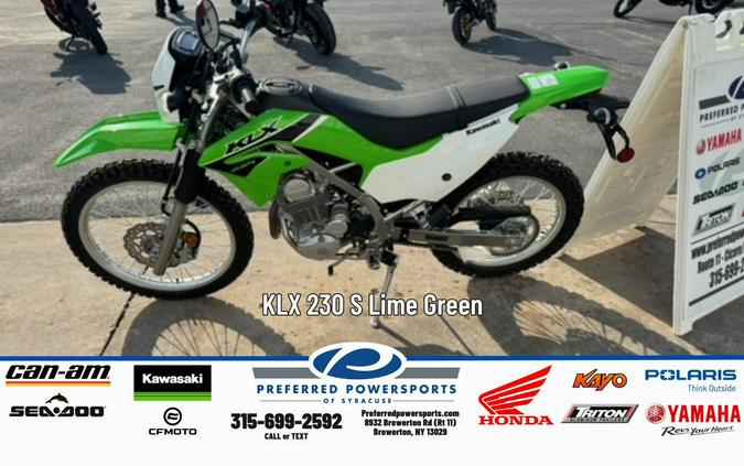 2025 Kawasaki KLX 230 S Lime Green